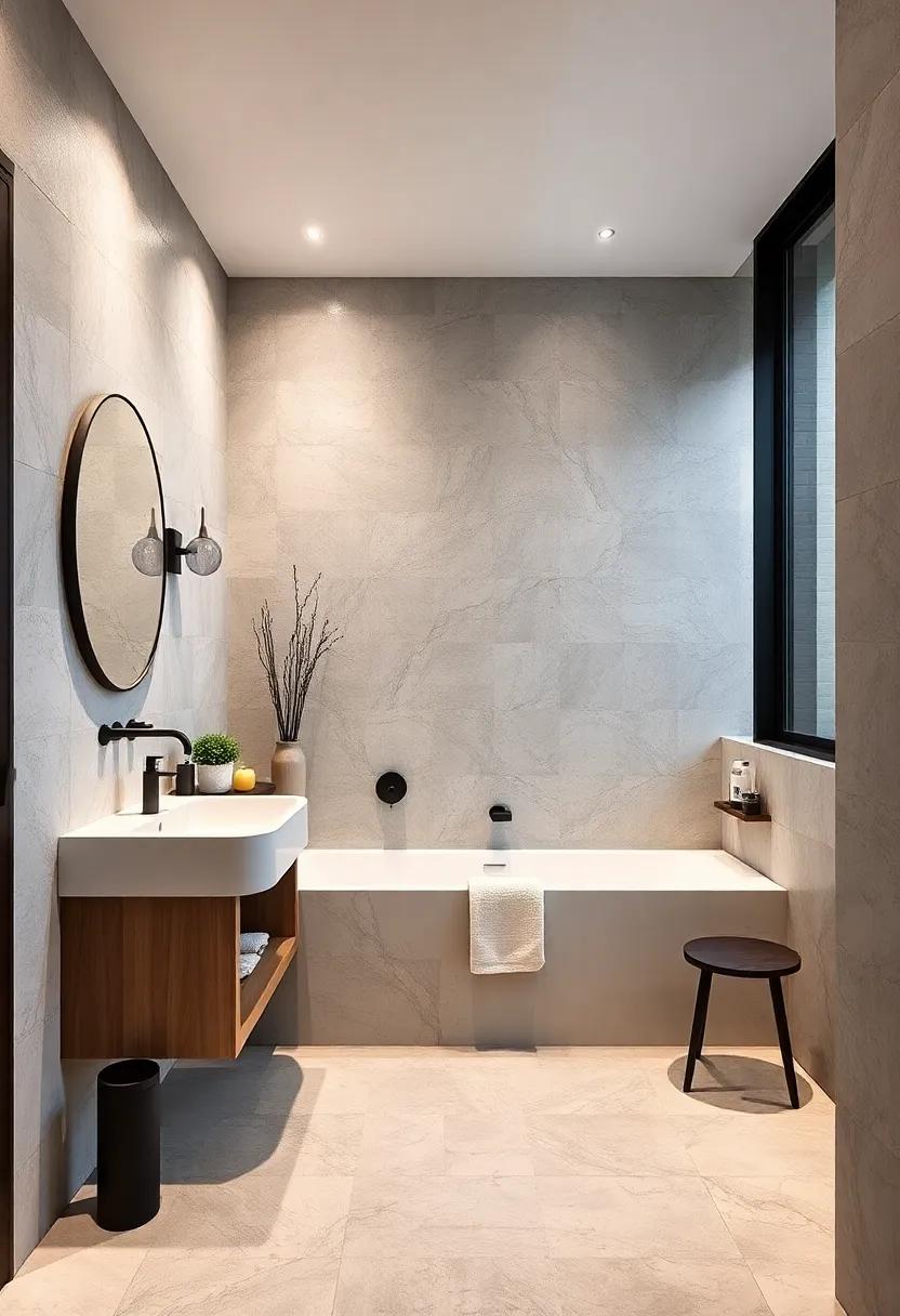Matte Black fixtures: Add a ​contemporary edge with matte black ‌faucets and fixtures that ‌contrast⁤ beautifully⁣ against lighter ⁤surfaces