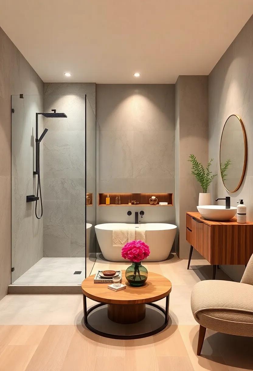 Built-In Seating ‌Nook: Include a built-in bench or ⁤seating area within the shower or near the vanity for practicality and comfort
