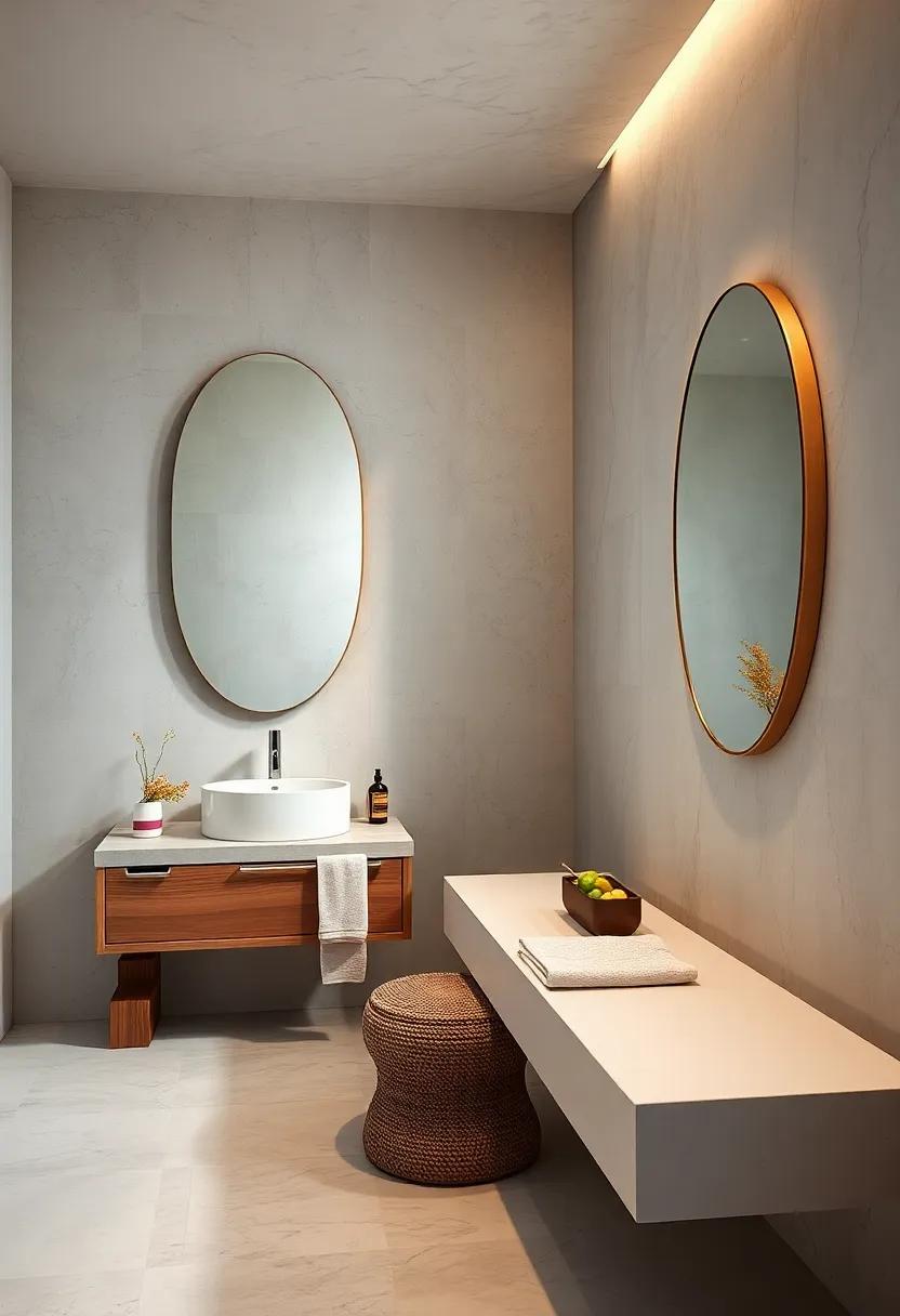 Statement Mirrors: Use oversized or uniquely ‍shaped ​mirrors‍ to add‌ a⁣ contemporary focal point and enhance natural light