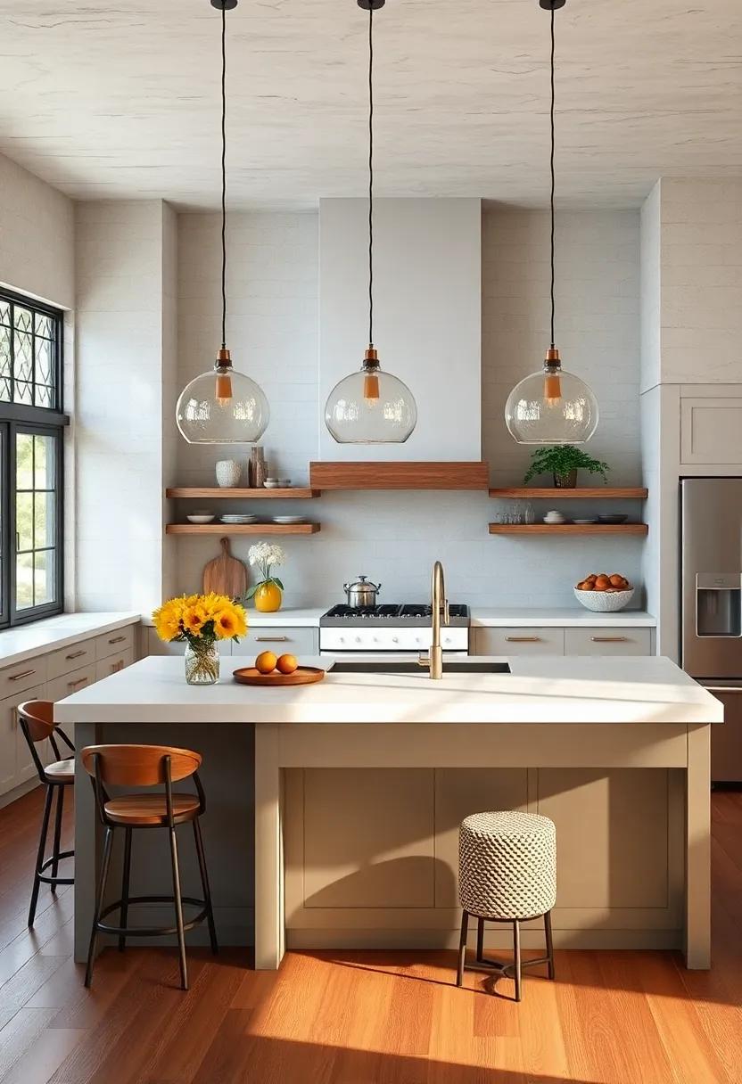 Minimalist Farmhouse‍ Island with⁢ Clean Lines and Matte Finish