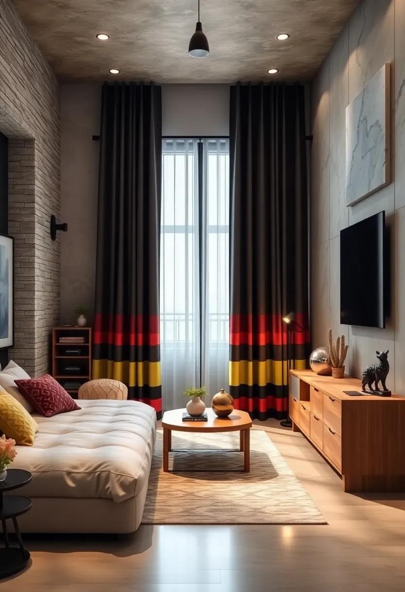 Fire Hose-Inspired⁢ Curtains for ‍a⁣ Subtle Thematic Touch