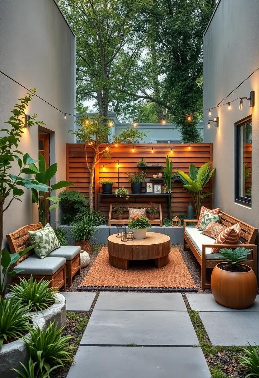 Fairy Garden ​Retreat – Incorporate whimsical elements‌ like ⁢tiny⁣ houses, fairy lights, and⁤ miniature benches