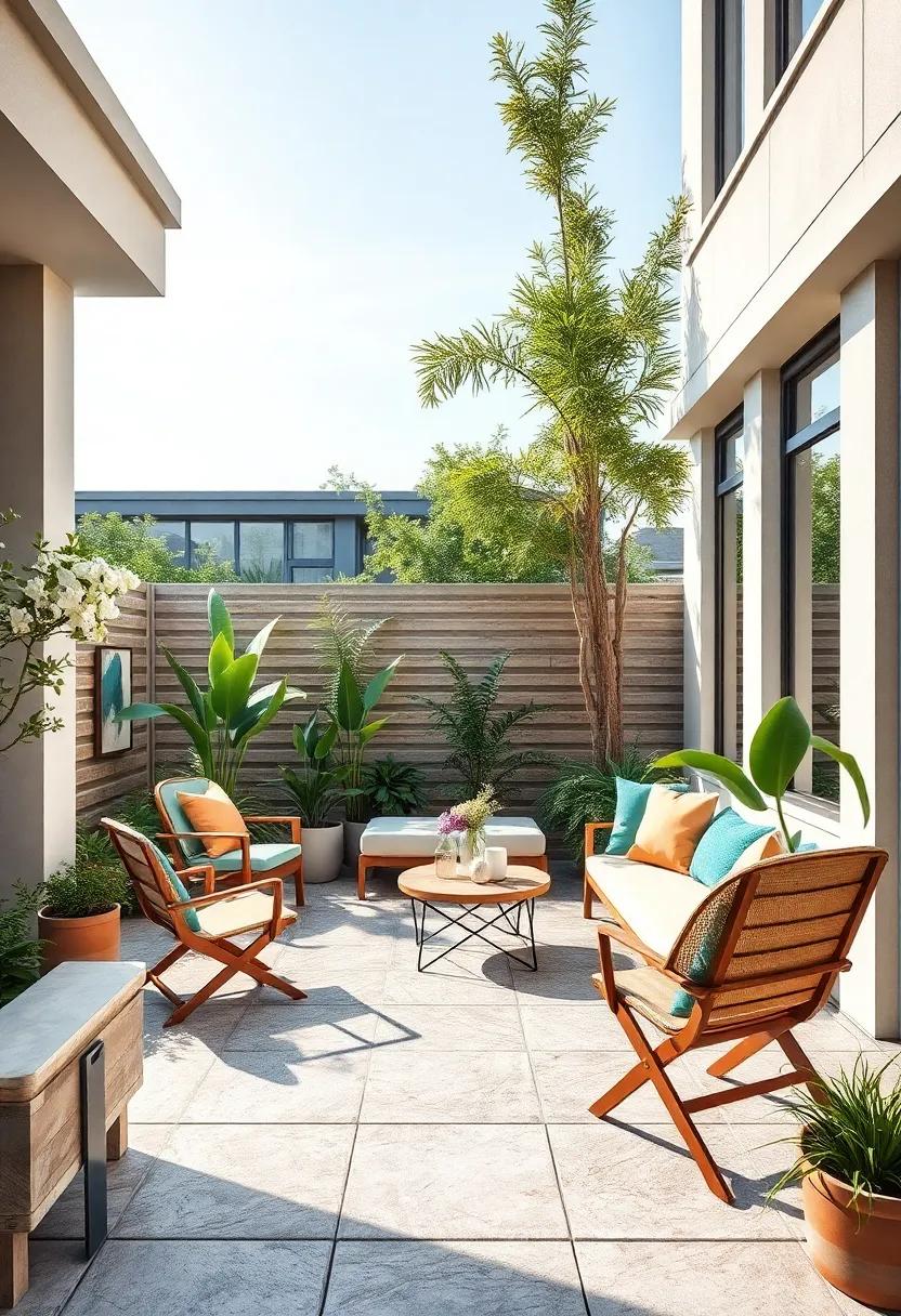 Foldable Furniture Flexibility⁢ – Use⁤ portable chairs and tables ⁢that can be easily‍ stored or rearranged