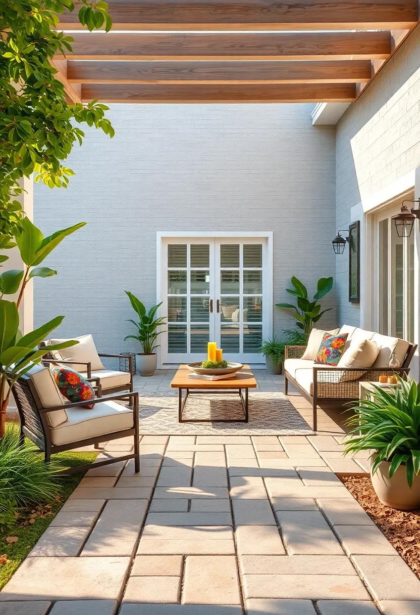 Light-Colored Reflective Surface: Select light-hued permeable pavers that reflect sunlight and brighten your driveway area