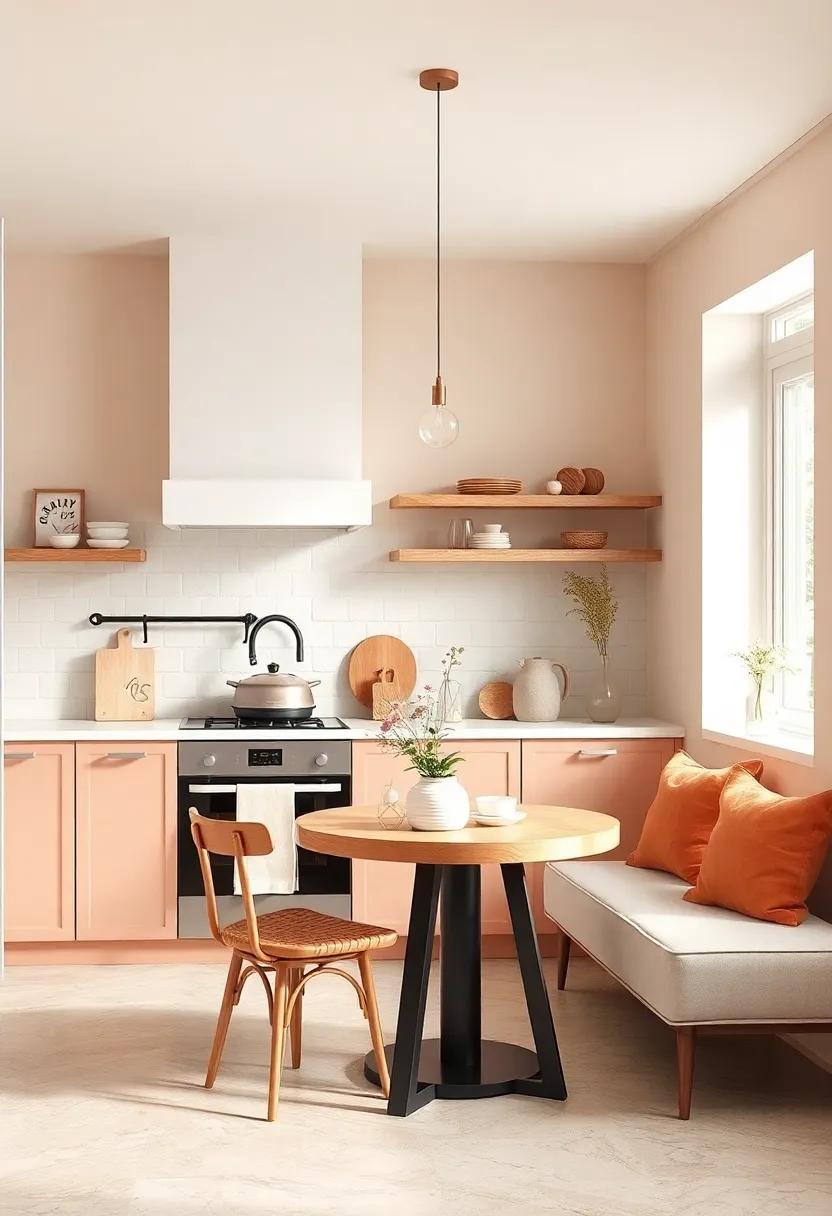 Pale Peach and Ivory –⁢ Warm, ‍understated​ peach hues balanced with ivory ⁤keep the kitchen inviting and light-filled