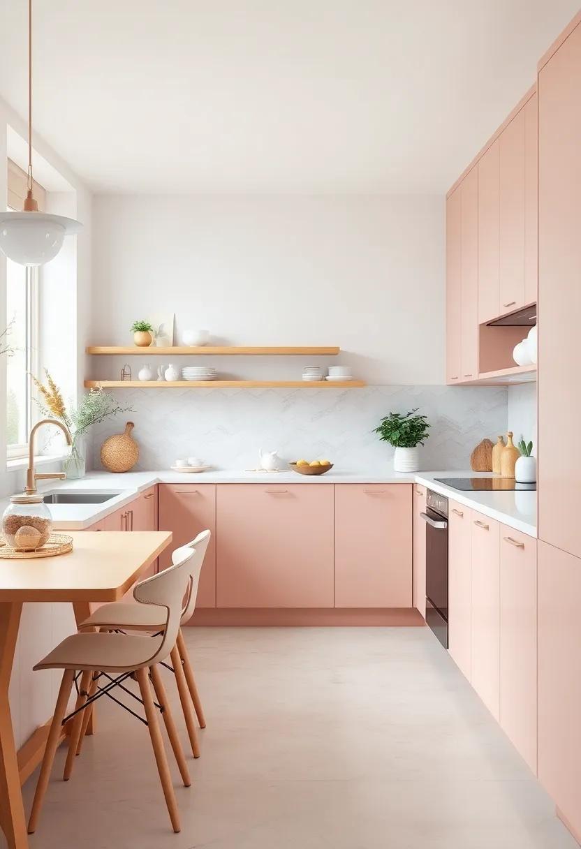 pastel pink and Champagne Beige​ – ‌Subtle pinks mixed with ⁢delicate ​beige add warmth without ⁢compromising‍ brightness