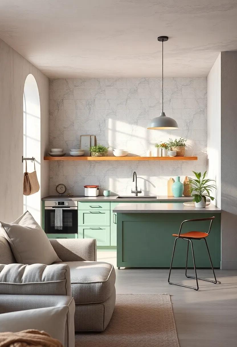 Cool Mint and ⁢Soft Gray – Refreshing mint⁤ paired with ⁢muted gray tones enhances light reflection without stark ‌contrasts