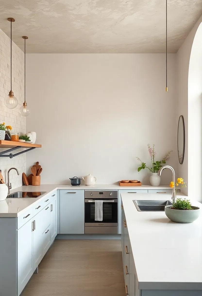 Warm Ivory and Powder Blue – ⁤Ivory​ warmth​ paired with ⁢pastel blues⁤ provides a gentle, spacious ambiance