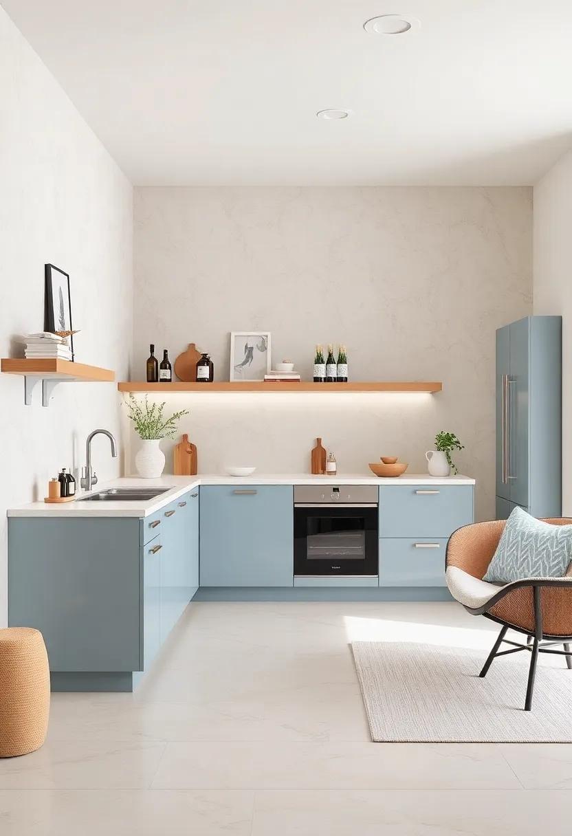 Powder Blue and⁣ Light Sand ⁤– ‍Subtle blue⁤ shades with⁢ sandy neutrals ⁣create a ⁣soothing,‍ expansive⁢ atmosphere