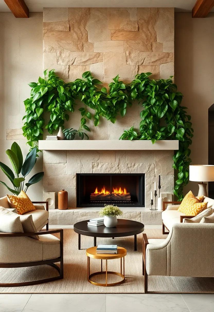 Layer textured wallpaper featuring oversized‌ fern prints for a ‍sophisticated green⁣ touch