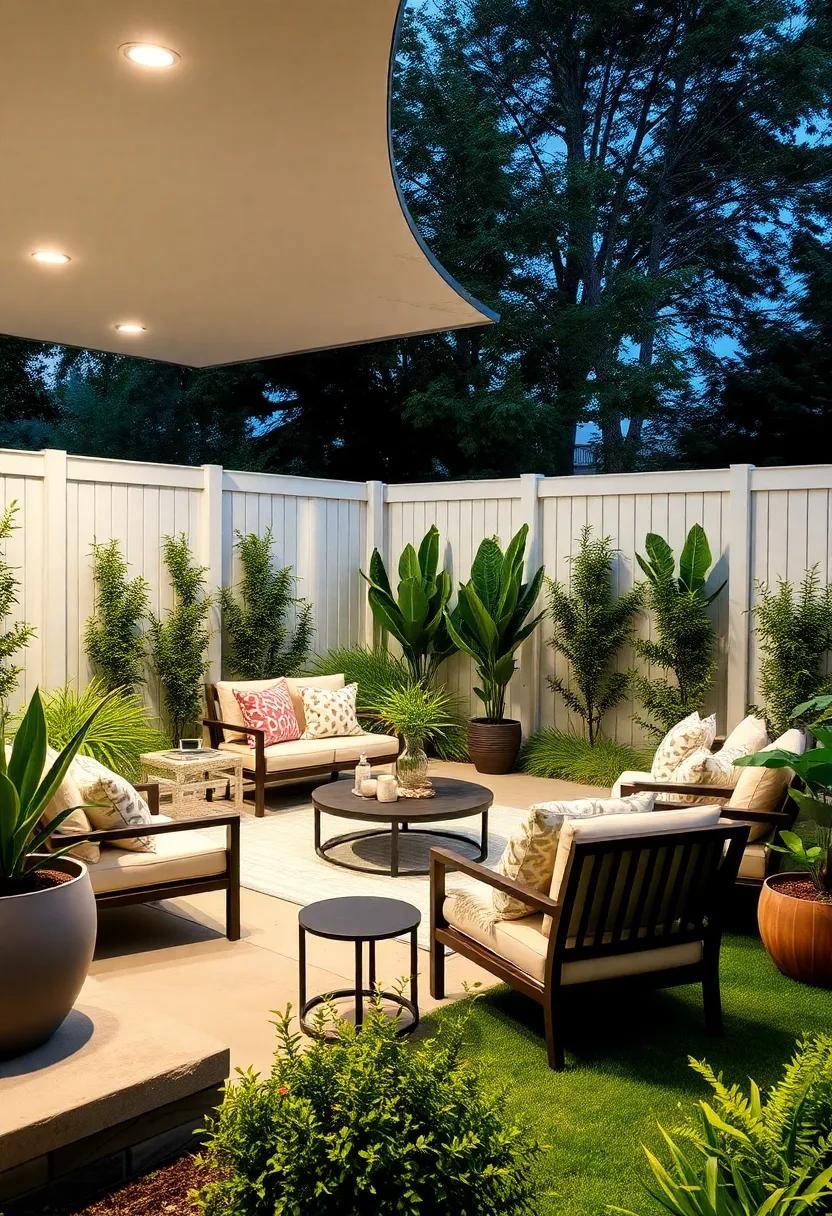 Contemporary Minimalist​ Vinyl ⁣Fence – Clean lines ​and⁤ seamless vinyl‌ panels create a durable garden boundary with minimalist appeal