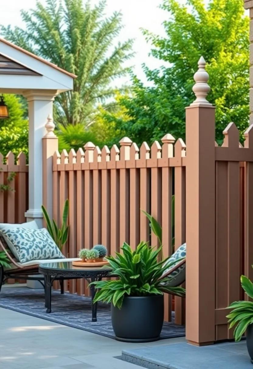decorative Picket Fence with Finials – Enhances⁤ garden aesthetics with​ detailed vinyl ⁣picket tops, built to endure​ seasons effortlessly