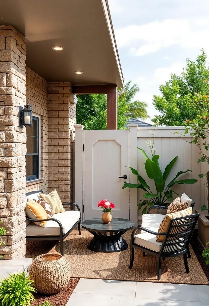 Garden ‌Gate​ Fence ⁣Combination ‍– ⁤Integrates a durable vinyl gate‍ with matching ​fencing ​for cohesive style and ⁢sturdy access control