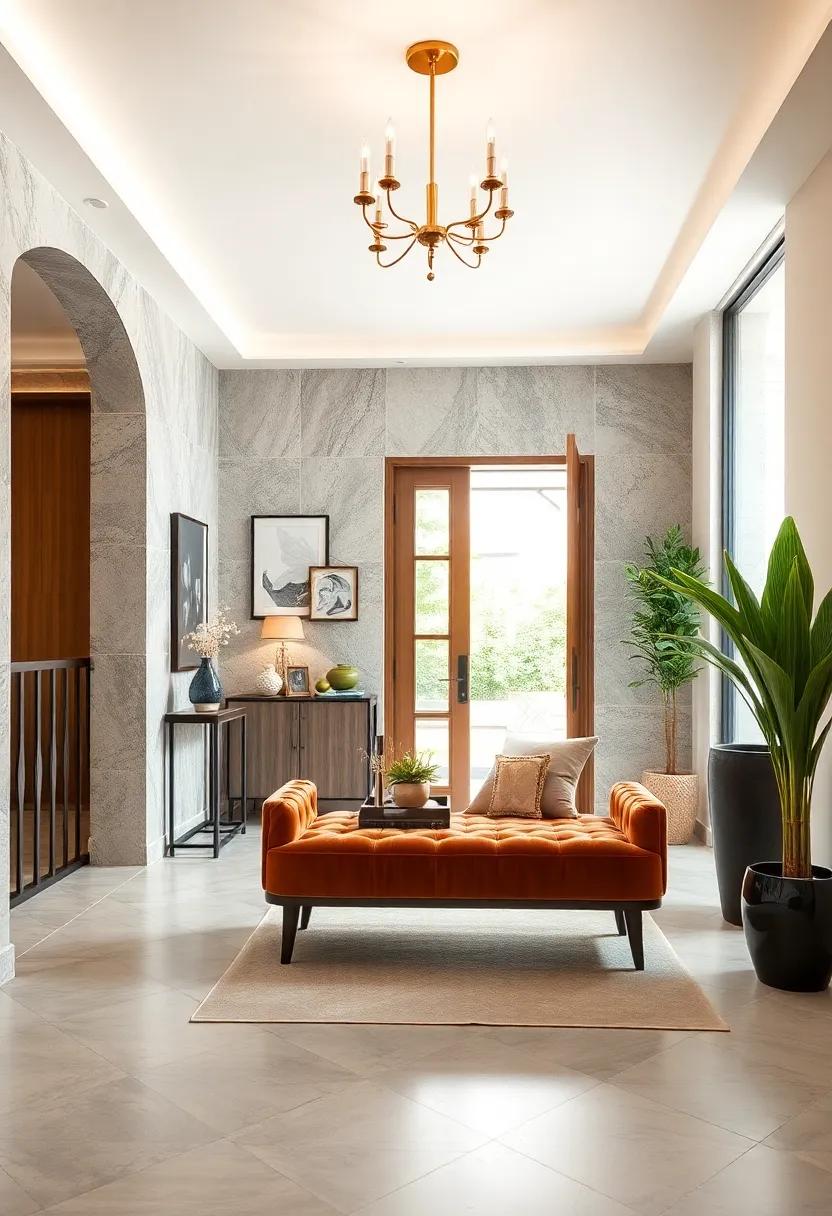 Designer Bench Upholstered in Velvet