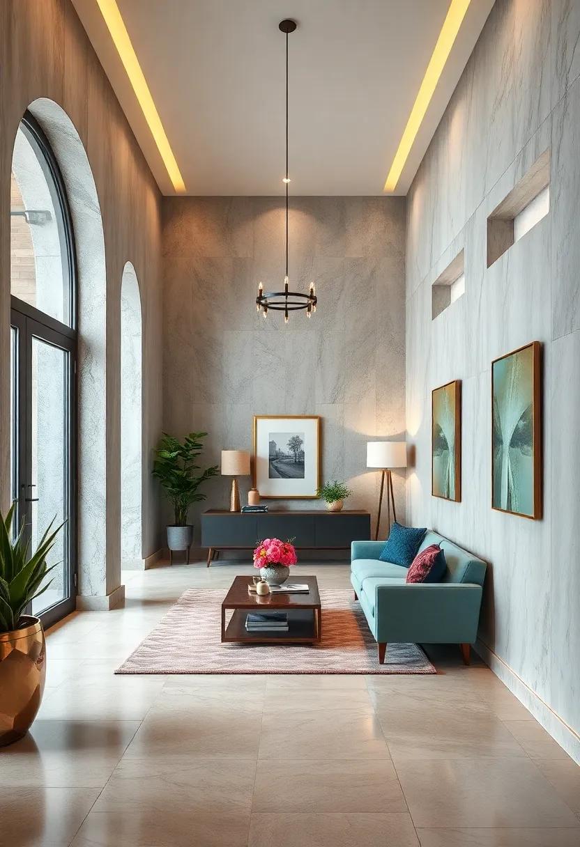 High-Gloss Lacquered walls for a Polished Look