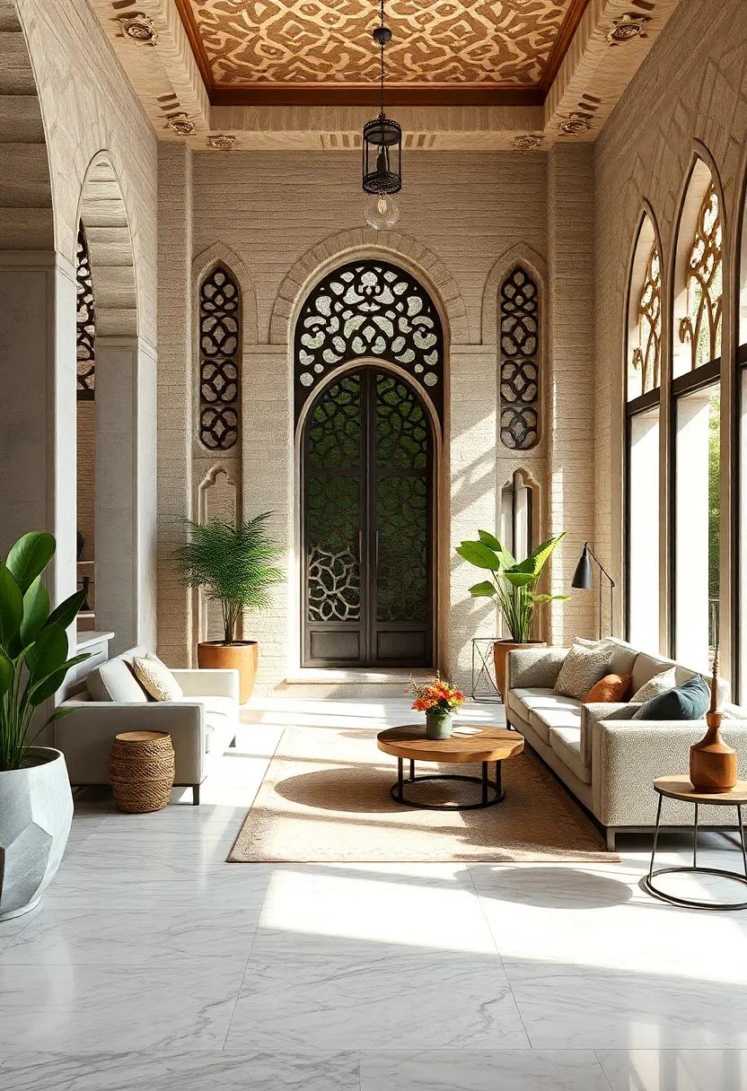 Organic Mashrabiya Designs‌ Using Curvilinear ⁣Forms That Evoke Natural Middle Eastern Architectural​ Flourishes