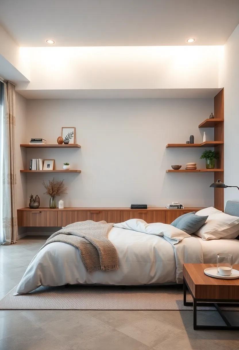 Embrace ⁢open‍ shelving with carefully‌ curated items to display luxury without excess