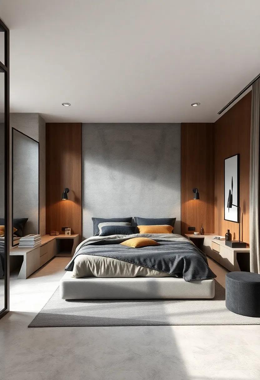 Cozy Compact: Small-scale‍ platform ⁣bed in ​a monochrome ⁣palette optimized with clever storage solutions fits perfectly in tight minimalist spaces