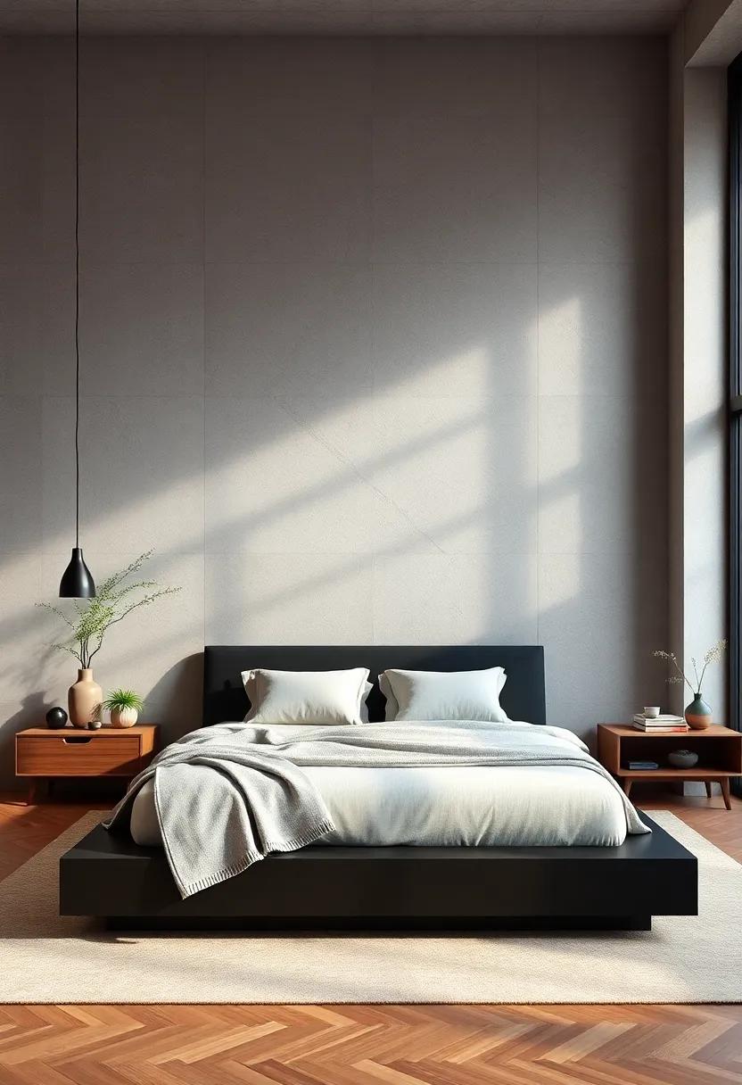 Dual-Tone Design: Two-tone platform bed in ⁣muted black ⁢and‌ maple wood tones balances warmth and cool ⁤sophistication