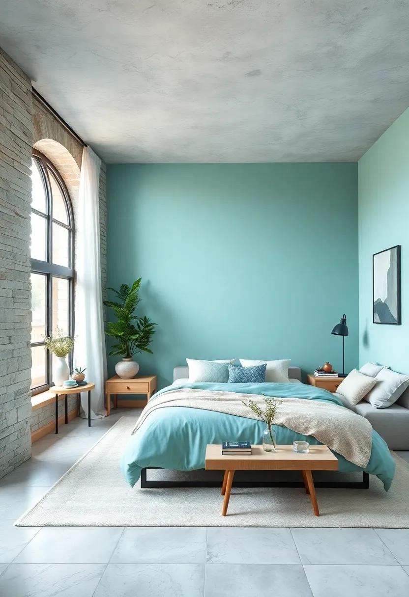 Cool ⁤Mint Blue: Refresh your room with a crisp, light blue-green that⁣ feels cool and airy