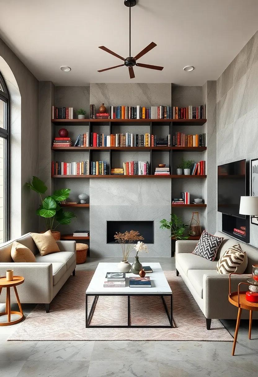 Embrace Eclectic book Displays as Functional Art