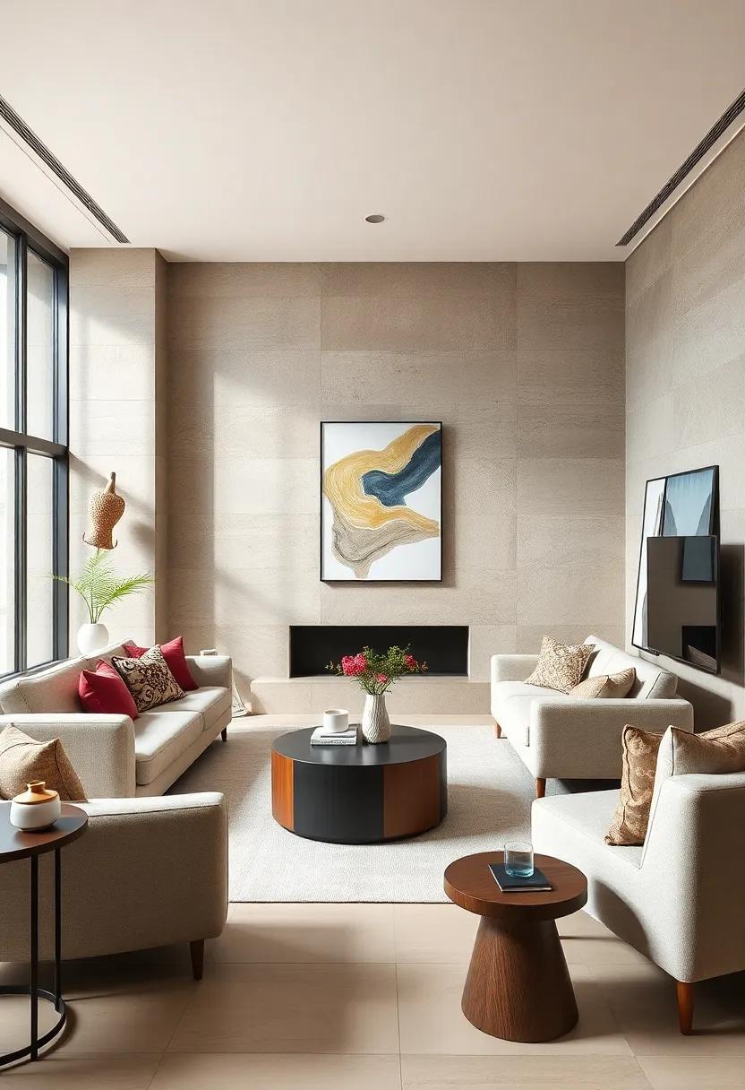 Use textured wall panels or wallpaper sparingly to add depth⁢ without overwhelming the⁢ space