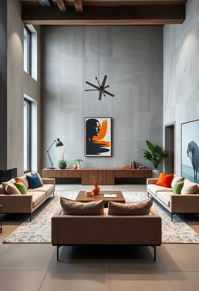 Play with asymmetrical ⁣layouts⁢ to create interest while maintaining a minimal footprint