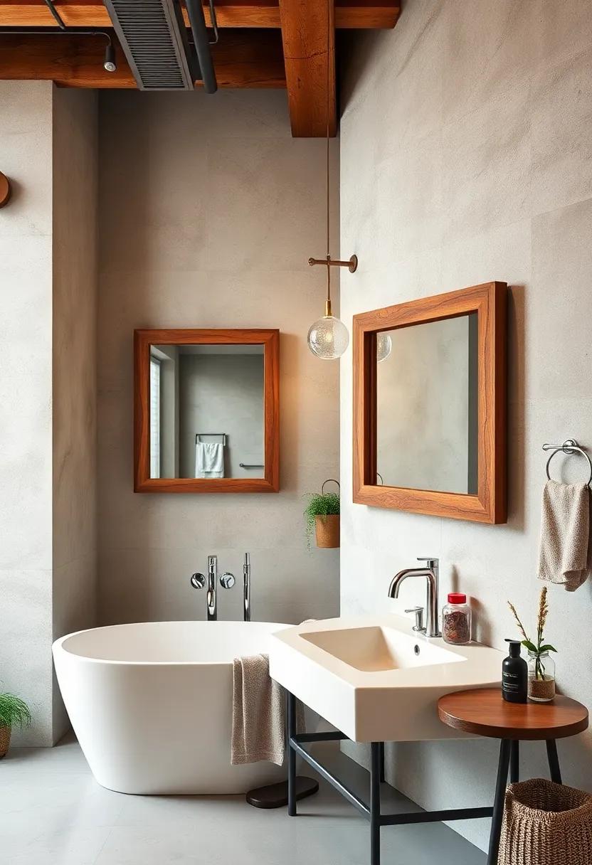 Reclaimed ​Wood ​Mirror⁤ Frames for Rustic Charm