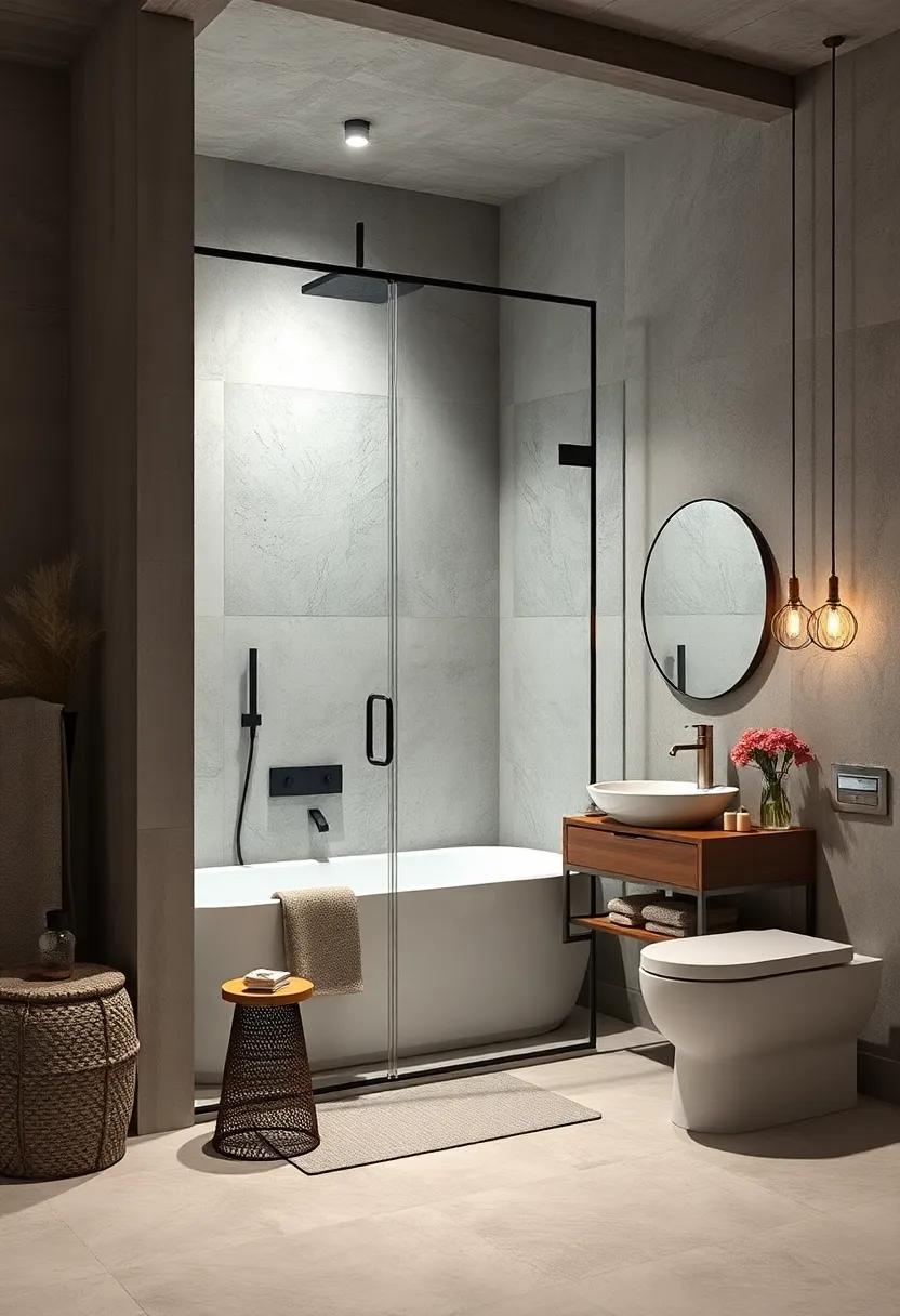 Steel Framed Glass ⁢Shower Enclosures