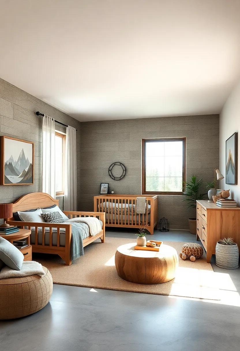 Natural wood Furniture with ​a Raw,Unfinished Look