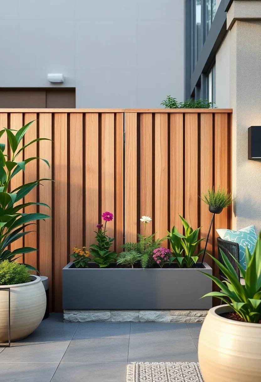 Fence-Integrated ​Flower Boxes​ with ⁢Built-in Watering ⁤Reservoirs