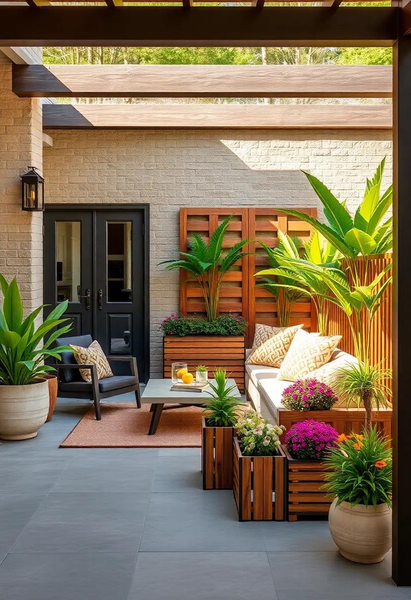 Multi-Compartment Fence Planters with ‍Detachable Sections for Portability