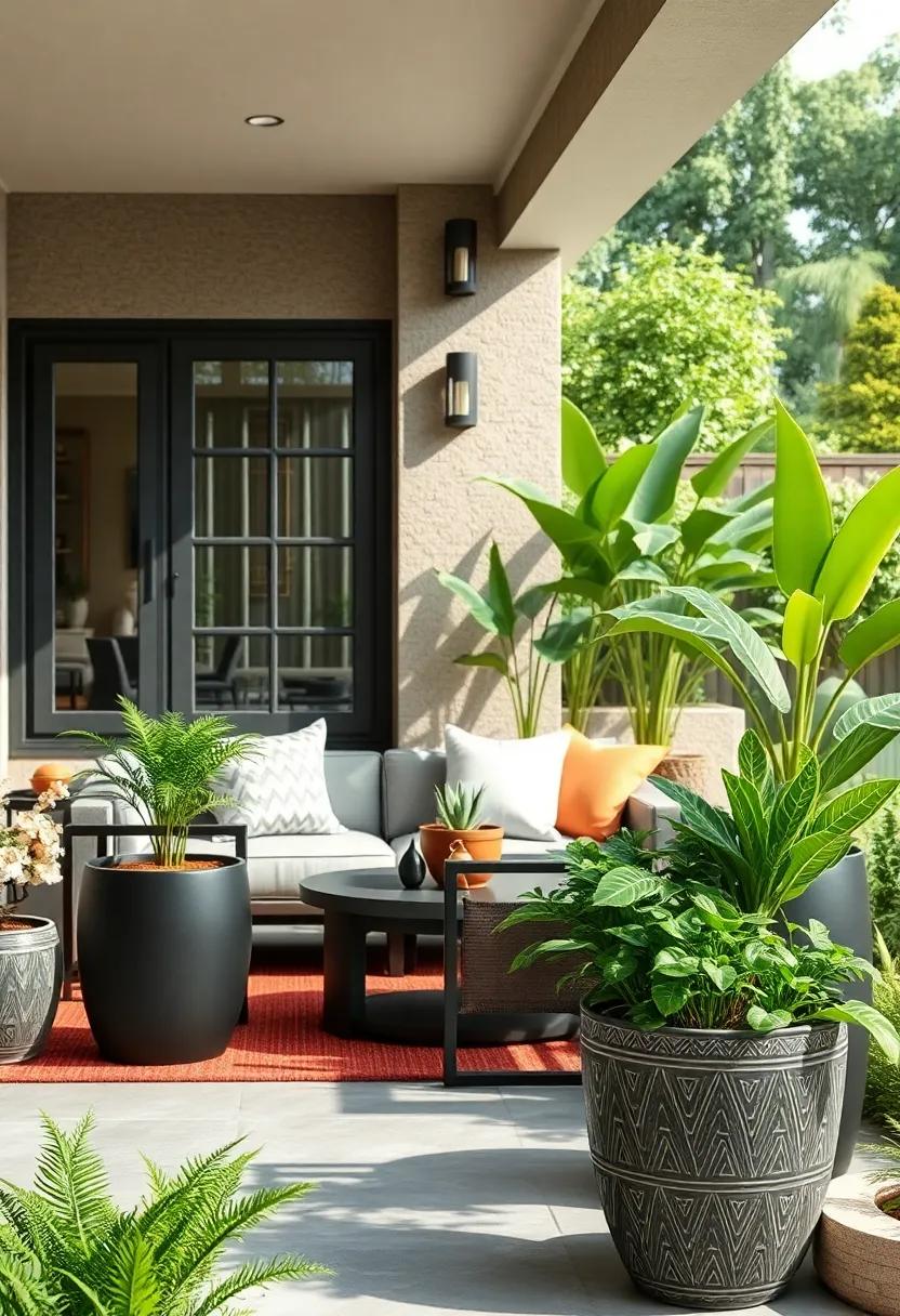 Weatherproof Resin Fence Planters with decorative Patterns