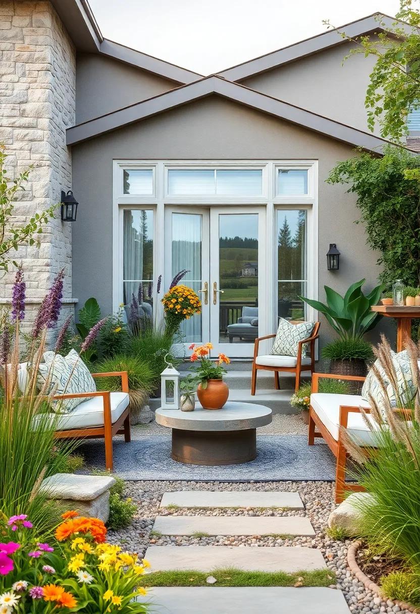 Embrace a meadow-inspired‌ front yard packed ⁣with native wildflowers and ‌ornamental grasses for a natural, breezy look