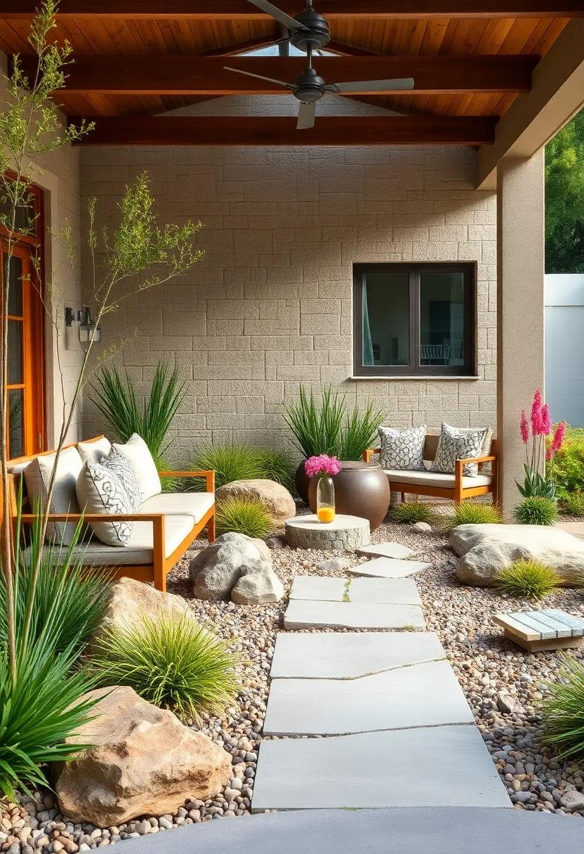 establish a native rock and plant feature incorporating boulders and alpine species for⁢ rugged charm