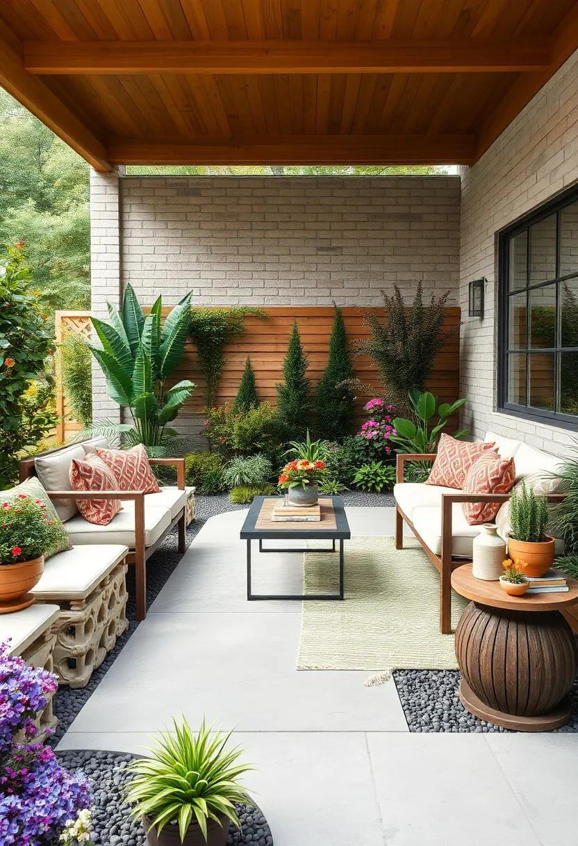 Mix native evergreen shrubs with flowering perennials to maintain year-round visual interest