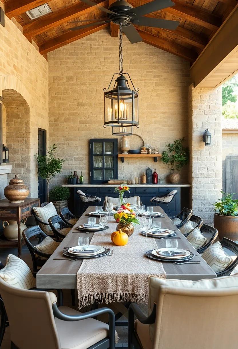 Burlap Table Runners: Dress your dining tables with burlap runners ​that add texture and earthy tones