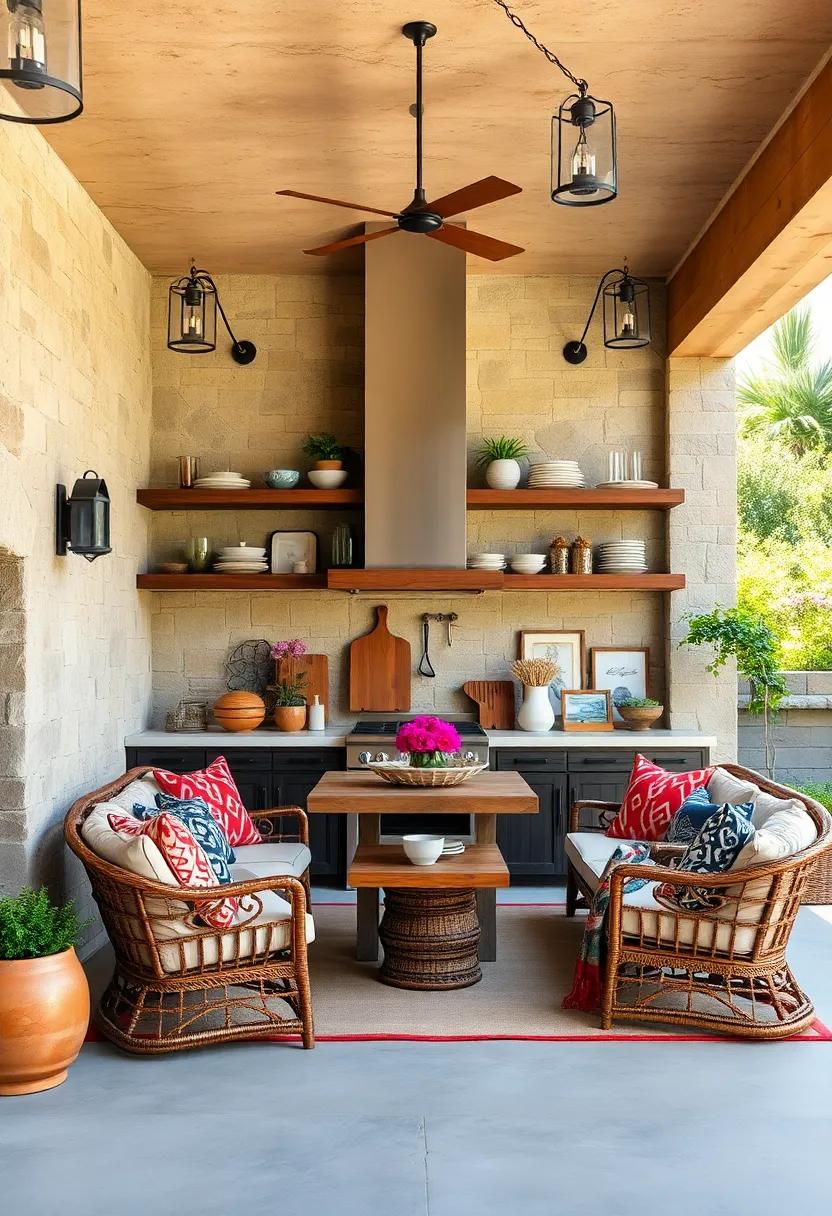 Open Shelf Storage: Opt for open‌ wooden shelving rather of ⁣closed cabinets to showcase rustic dishware and accessories