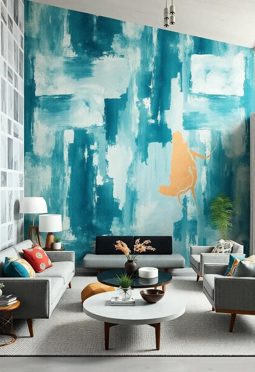 Abstract Brushstrokes – Embrace contemporary⁤ artistry through abstract⁤ patterns‍ that mimic spontaneous brushstrokes for a creative flair