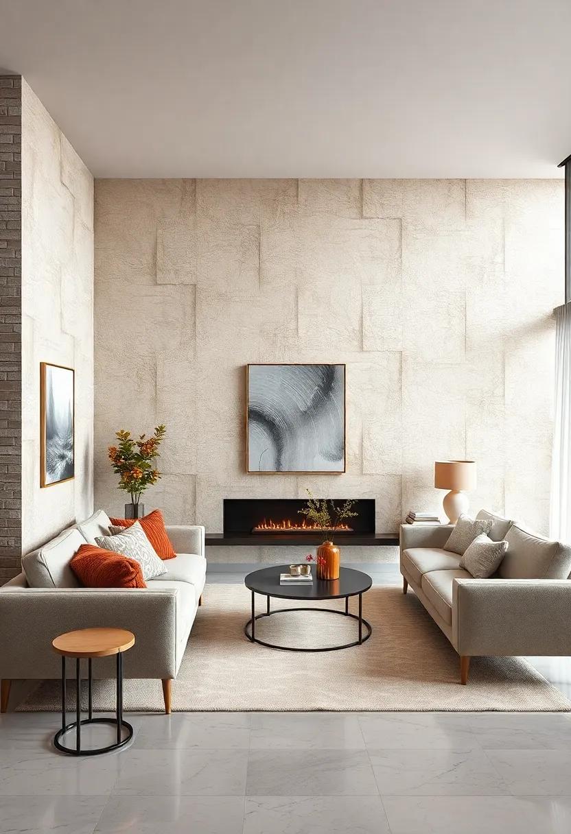 subtle ⁣Textured Neutrals – Opt for understated elegance with‌ soft, textured patterns in neutral shades that enhance the room's⁣ depth ​without overpowering