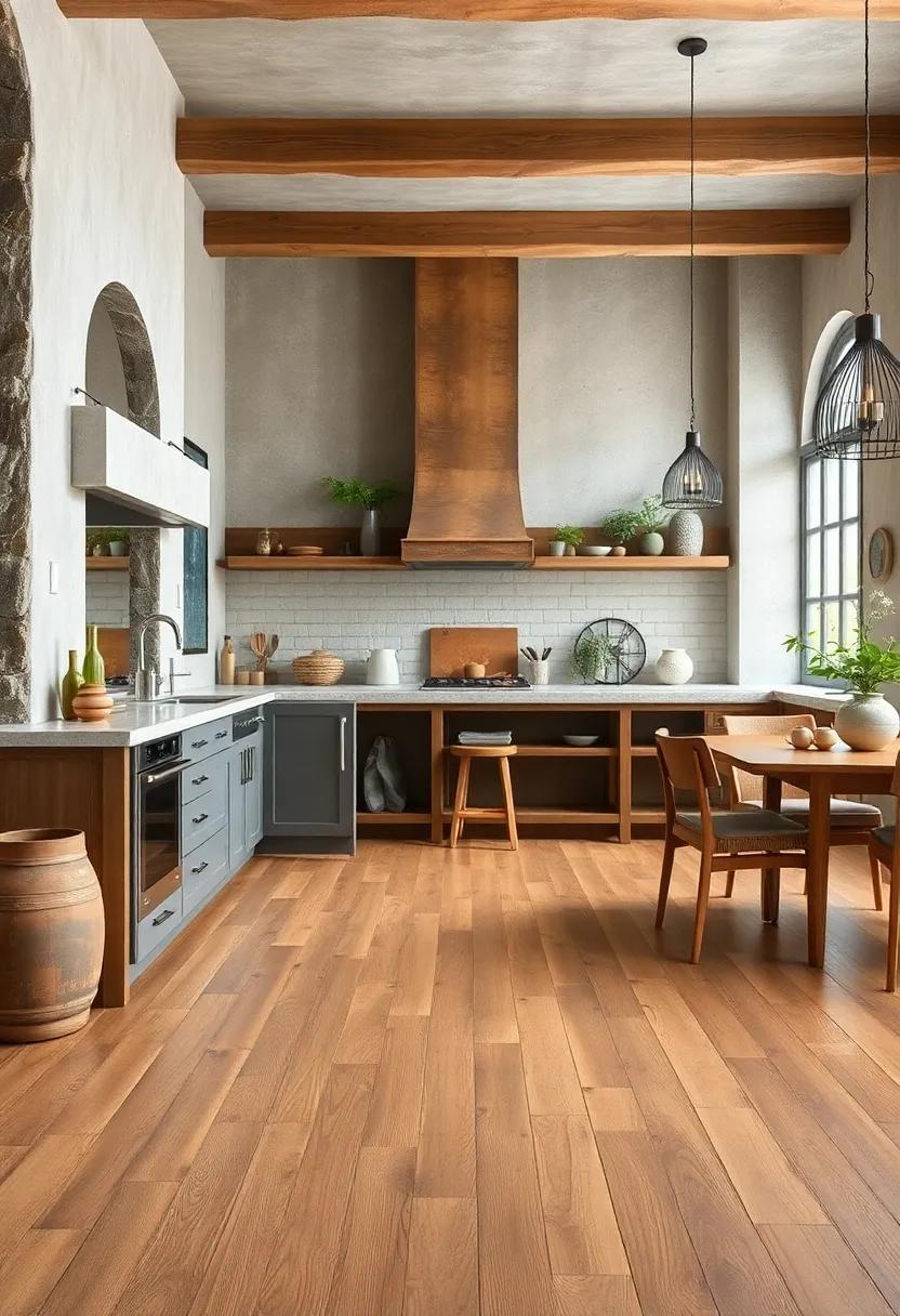 Bamboo ⁤with ⁢Antique Finish – Bring sustainability‌ and a rustic vibe together‍ with ‌antique-finished bamboo flooring