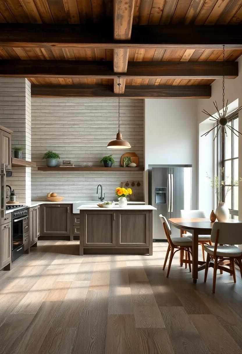 Distressed Barnwood Tiles ​– ​Add rustic⁢ appeal ⁤with‍ barnwood-style tiles that blend vintage aesthetics⁤ with durability