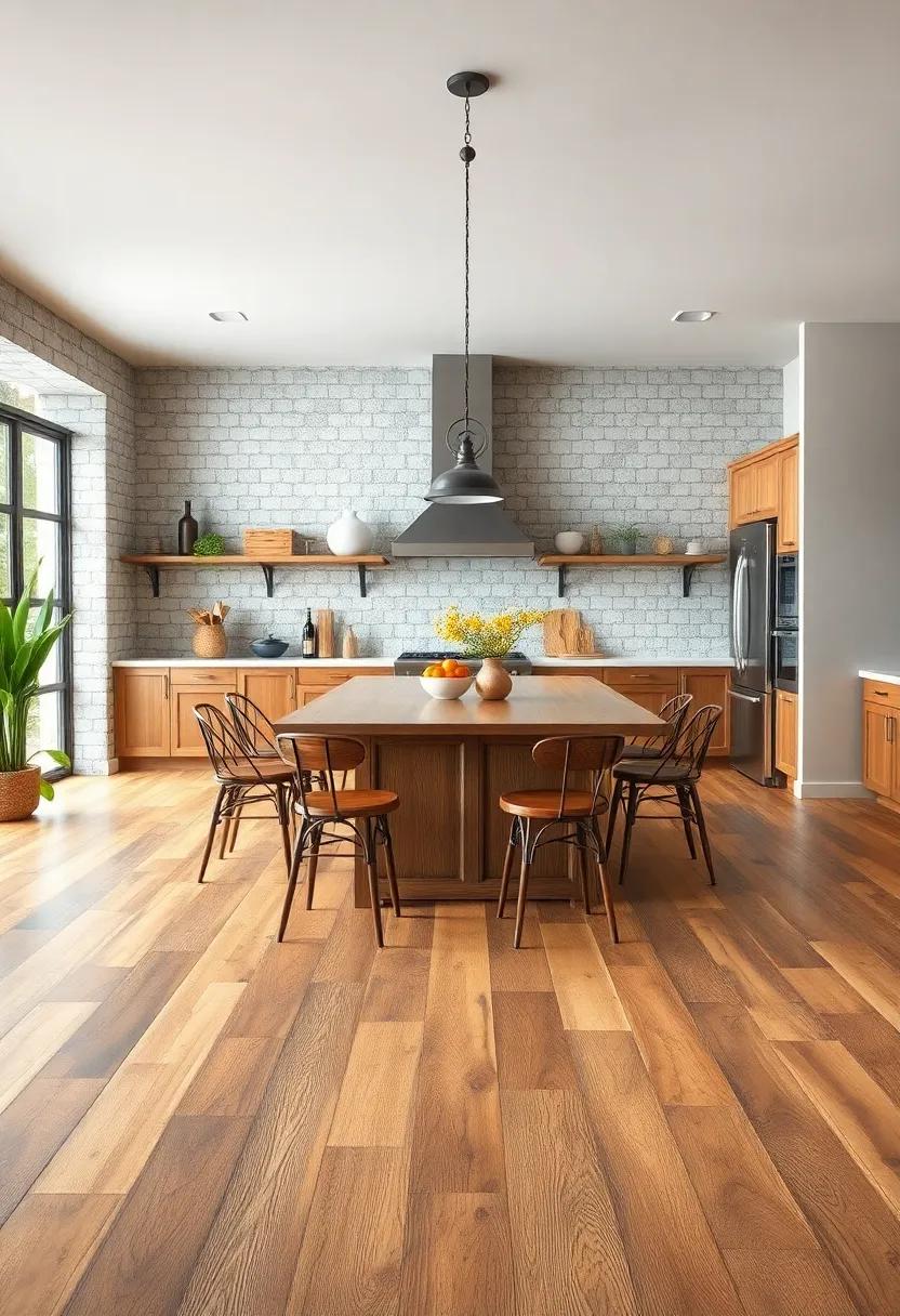 Reclaimed⁣ Wood ​Planks – embrace sustainability​ and character with reclaimed wood flooring that tells a story in‍ every grain
