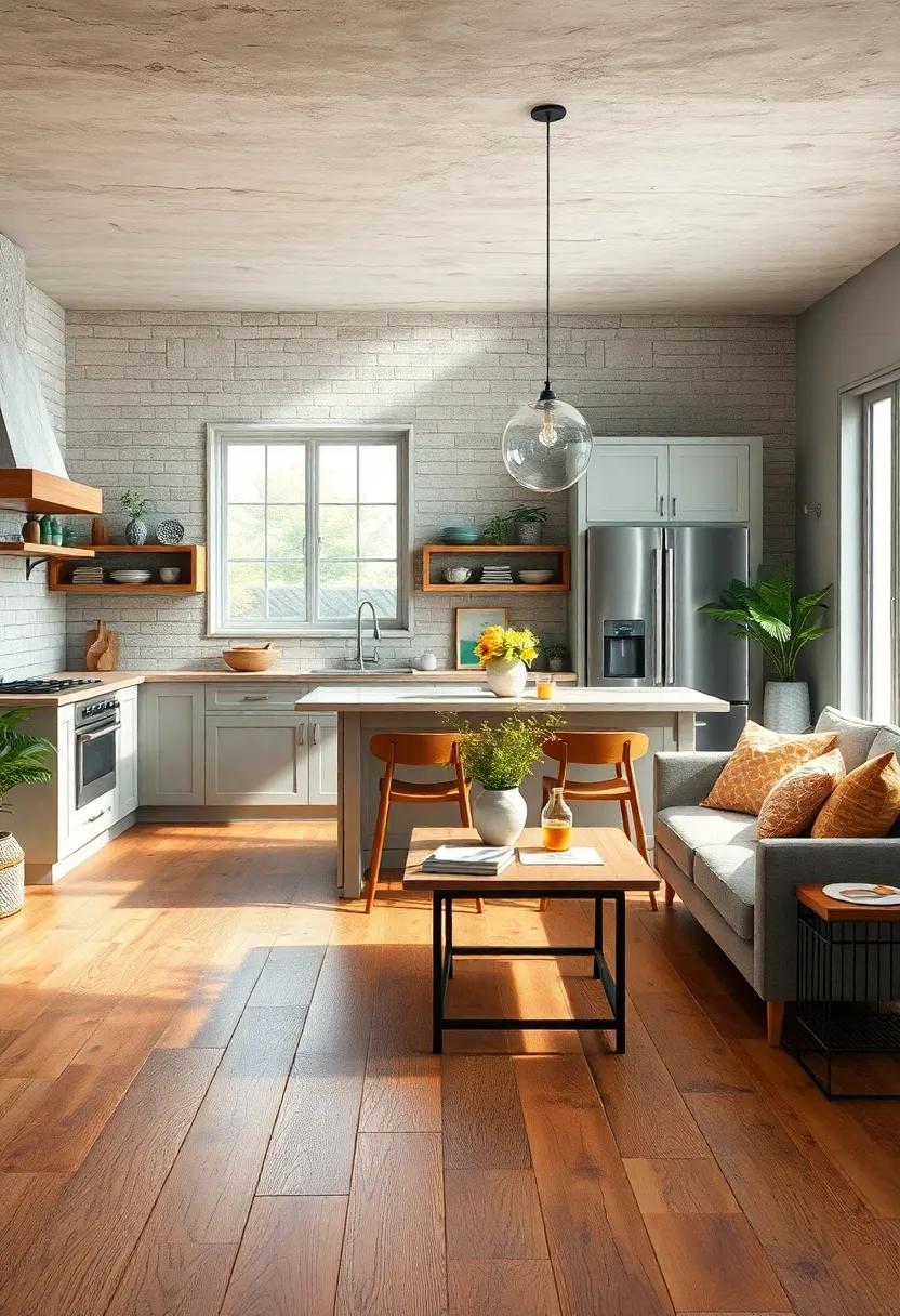 Rustic ‍Laminate with Wood Texture – ‌Achieve rustic ​aesthetics ⁣and easy‍ maintenance with laminate flooring‌ that mimics ⁣natural wood textures