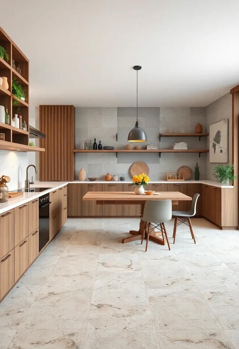 Terrazzo Tiles with Rustic Pebbles –‌ Elevate rustic ‌stone textures through terrazzo flooring embedded with​ natural pebbles