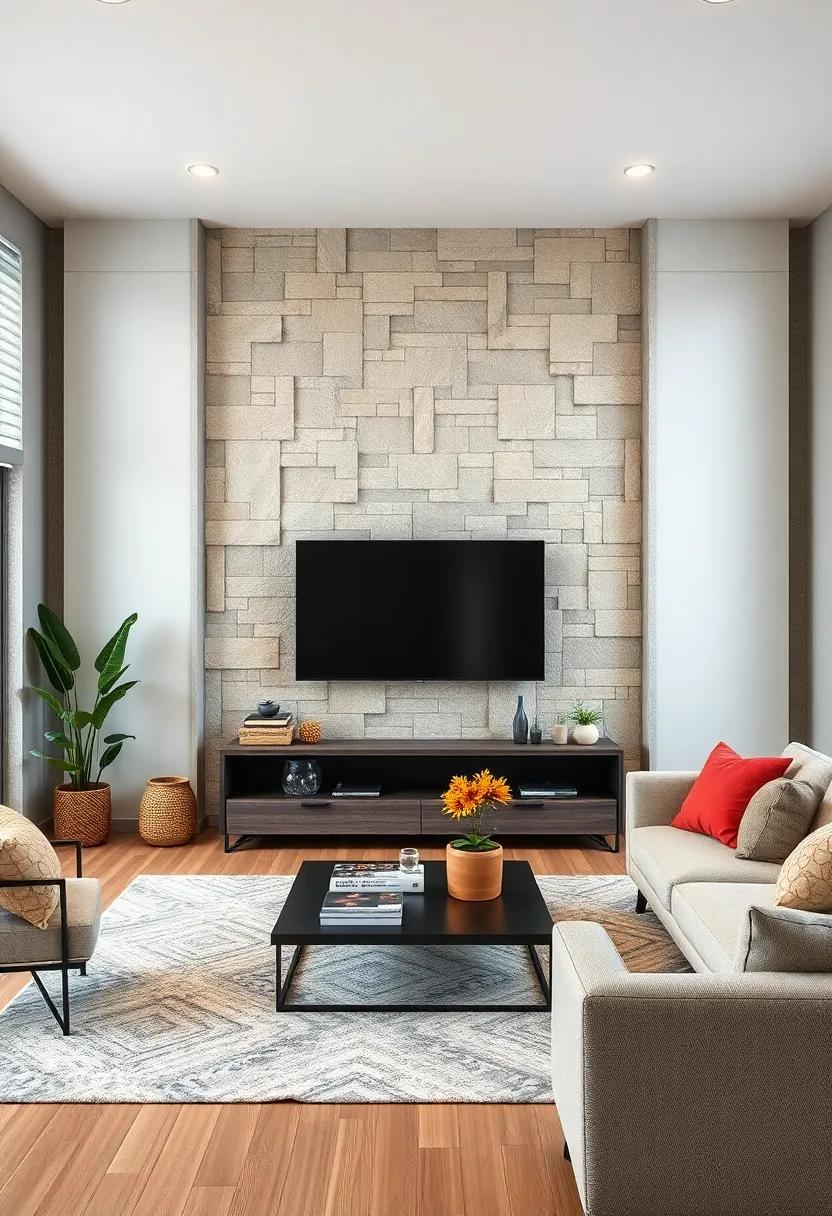Stone Veneer⁤ Backdrop for a Natural Feel