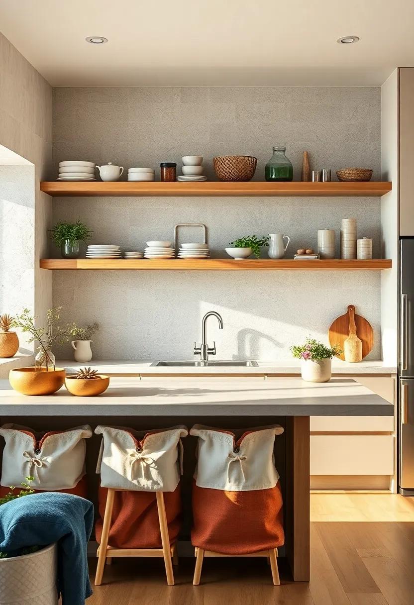 Eco-Friendly Materials: Sustainable wood‍ shelving paired with ‌organic cotton storage bins reflects the environmentally conscious ethos underpinning contemporary Scandinavian kitchens