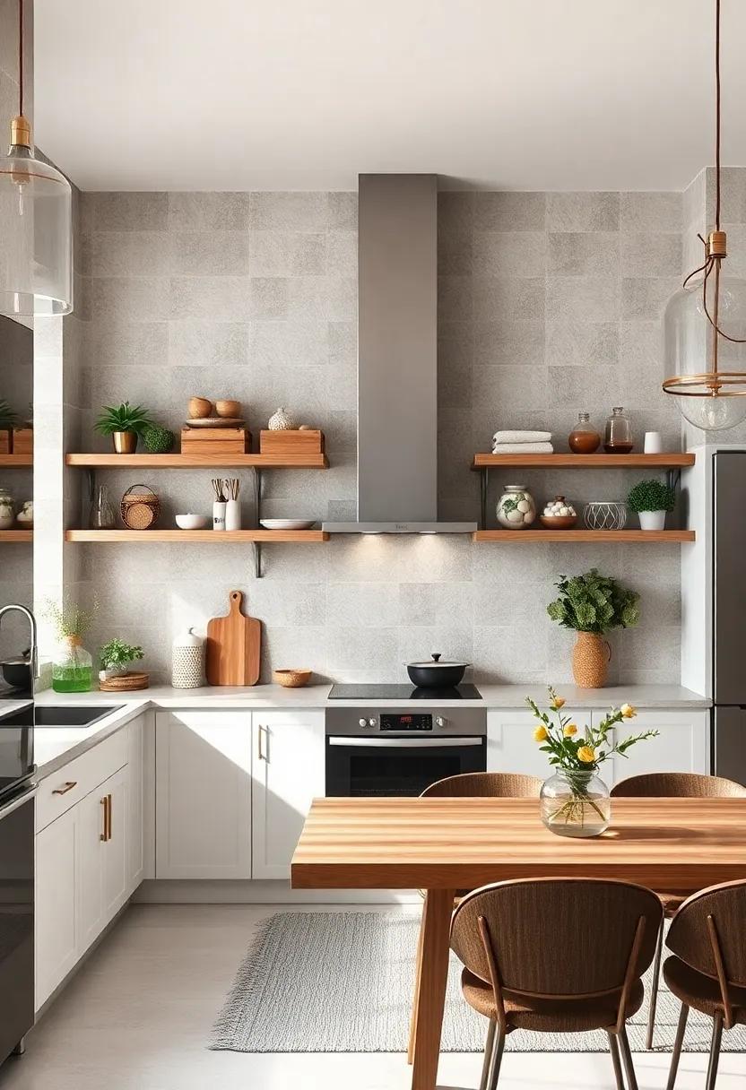 Glass-Front Fundamentals: Open shelving featuring glass-fronted boxes and containers keeps essentials organized ⁢while maintaining the bright and open ⁤feel of Scandinavian kitchens