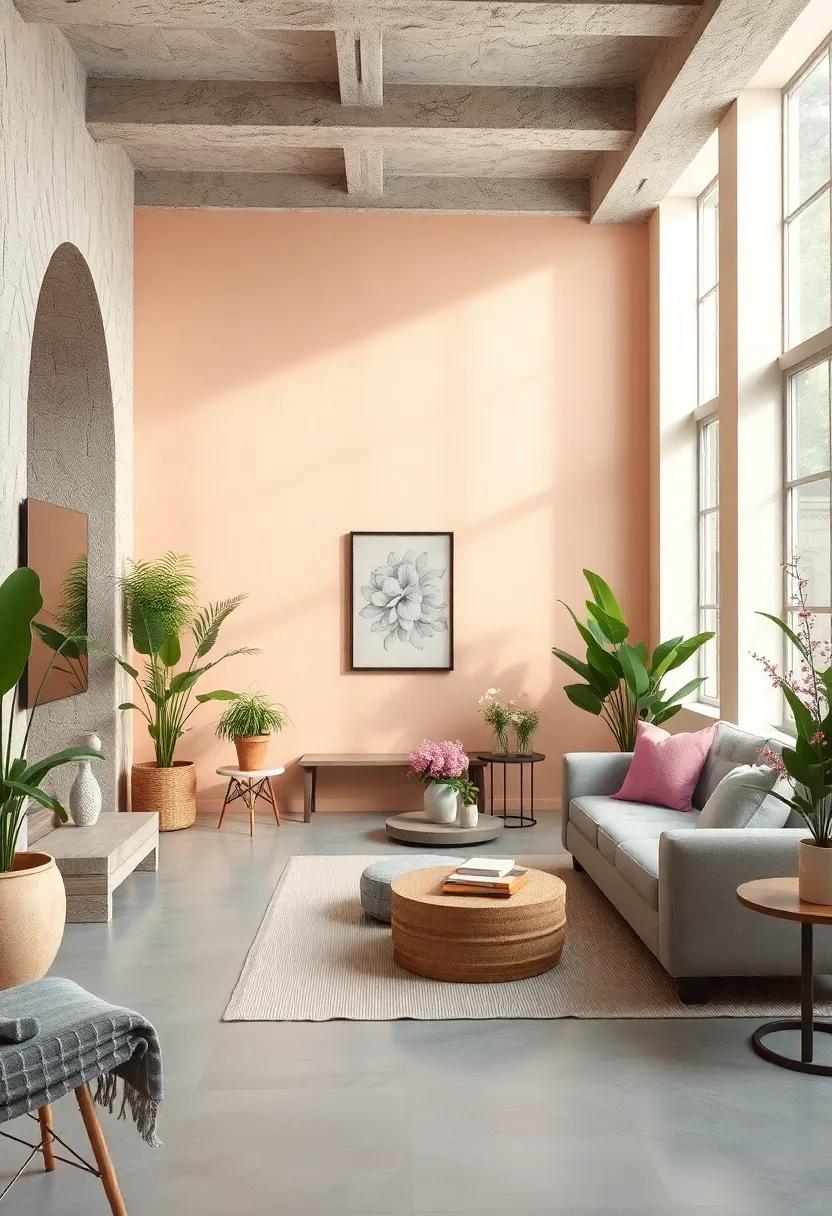 Botanical Garden: Fresh ⁢fern⁢ green,soft lilac,and pale peach⁤ celebrate ‍the lush beauty of blooming gardens in full bloom