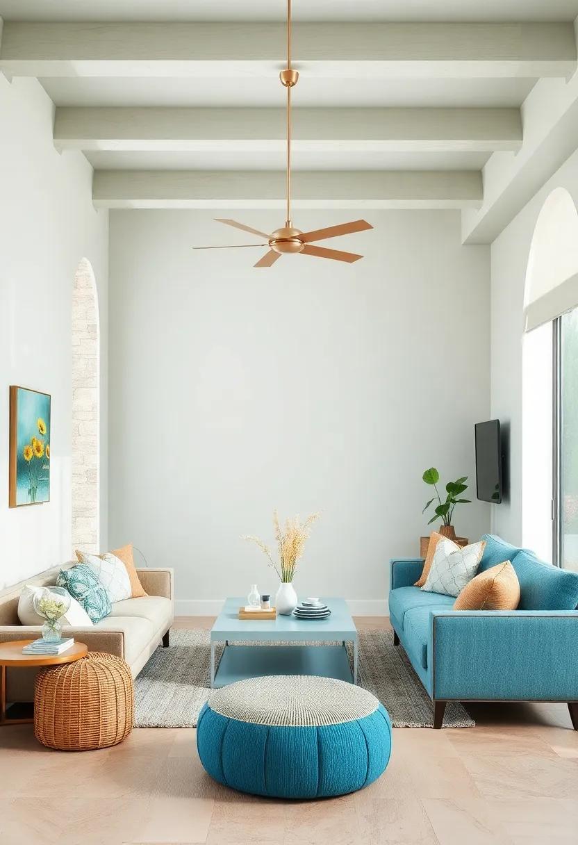 Coastal Breeze: Seafoam green, sandy beige,​ and ocean ‍blue⁣ evoke the calm and refreshing energy⁣ of a day by ⁢the shore